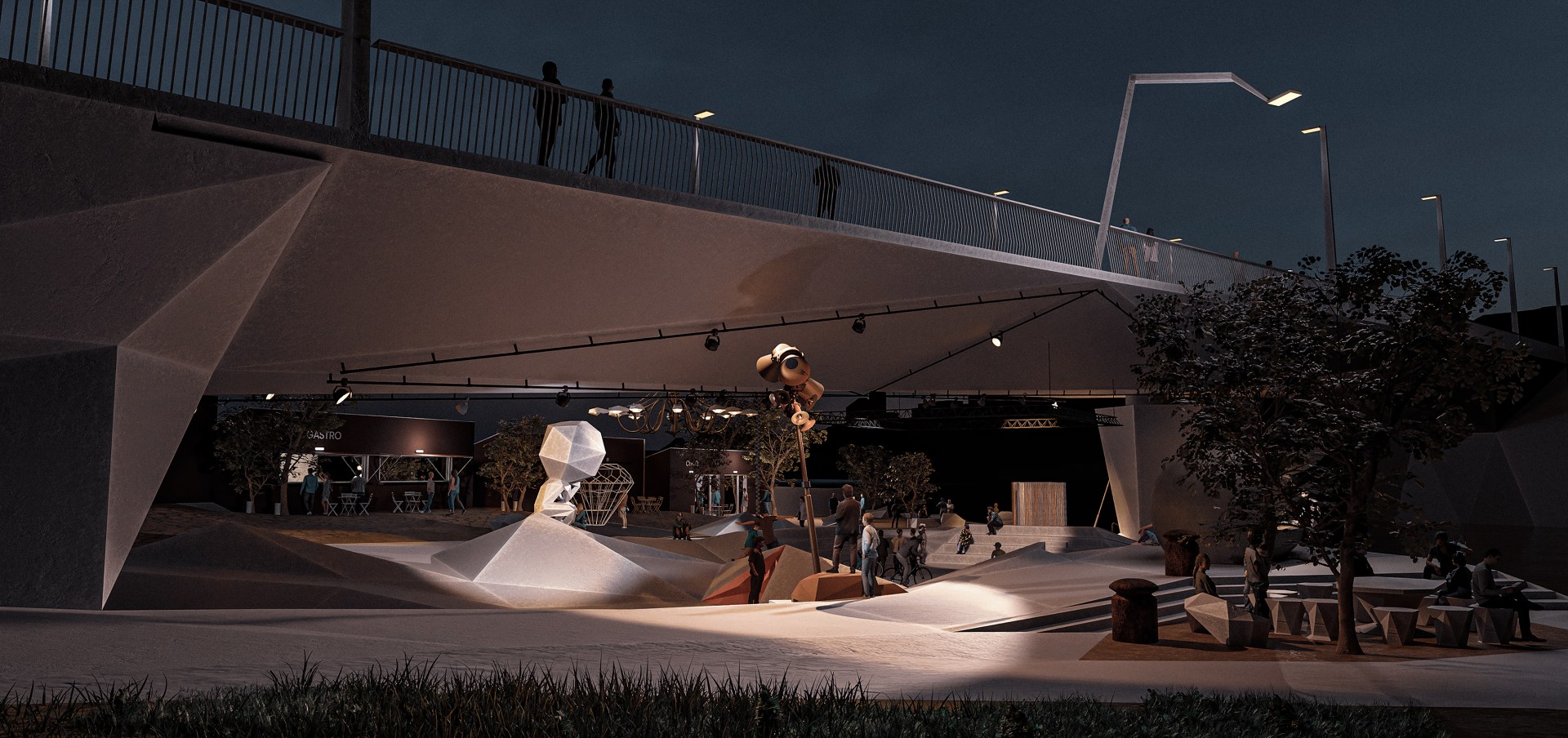 Podmostí — skate park a aréna